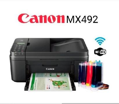 Multifunción Canon MX 492 + sistema de tinta c